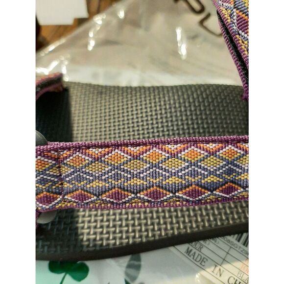 New Men's Size 5 Purple Black Pulltop Cloud Walk Jolin Summer Sandals Sh… - Picture 2 of 4